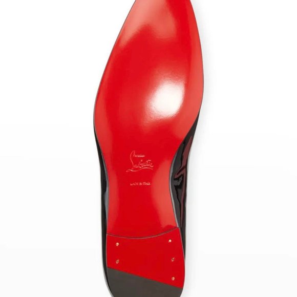 Christian Louboutin Patent Leather Men Shoe